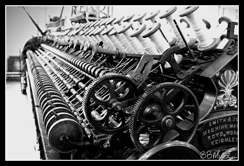 Yarn Winding Machine: Photograph by Steve Milner Yarn Winding Machine: Photograph by Steve Milner